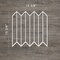Ekena Millwork Medium Conroe Decorative Fretwork Wall Panels in Architectural Grde PVC, 15 3/8"W x 15 3/8"H x 3/8"T WALP16X16CRE - alternate 2